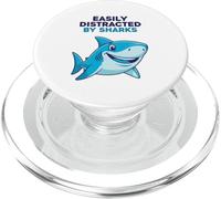 Fácilmente distraído por los Tiburones PopSockets PopGrip para MagSafe