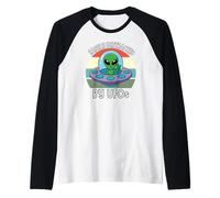 Fácilmente distraído por ovnis, OVNI Divertido distraído por Extraterrestres Camiseta Manga Raglan