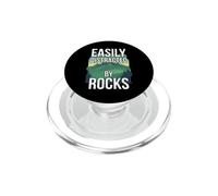 Fácilmente distraído por Rocas geólogo montaña Rockhounding PopSockets PopGrip para MagSafe