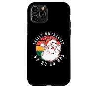 Fácilmente distraído por Santa, fácilmente distraído por Ho Ho HOS Carcasa para iPhone 11 Pro