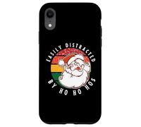 Fácilmente distraído por Santa, fácilmente distraído por Ho Ho HOS Carcasa para iPhone XR