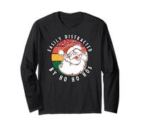 Fácilmente distraído por Santa, fácilmente distraído por Ho Ho HOS Manga Larga