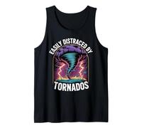 Fácilmente distraído por tornados Camiseta sin Mangas
