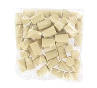 Fackelmann 005000 - Tapones de corcho cónicos para botellas de vino (50 unidades), color beige