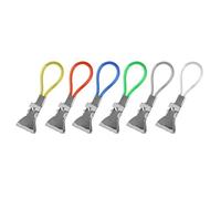 Fackelmann 16091 - Pinzas para paños, amarillo, rojo, azul, verde, gris, blanco, 2,5 cm