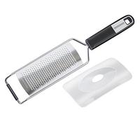 Fackelmann 25777, Acero Inoxidable Plástico Silicona, Rallador de Mano Fino