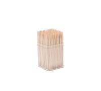 Fackelmann 300 palillos de dientes en caja con tapa, palo de madera, palillo de dientes, madera, 6,5 cm