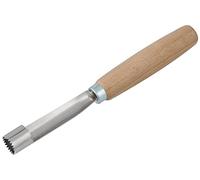 Fackelmann 31372 - Vacío de manzanas con mango de madera de haya FSC, para quitar semillas, acero inoxidable, madera de haya FSC, 16,5 cm