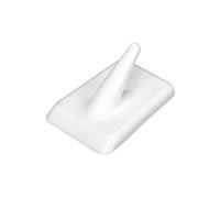Fackelmann 4 Perchas Adhesivas Plástico Blanco 3,5x2,6cm. 4 ud-s.
