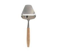 Fackelmann 40909 cortador de queso, cuchillo de queso, rebanada queso, corte queso, Madera, Acero inoxidable, 22 cm