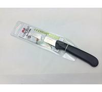 Fackelmann 43290 Verduras Cuchillo Nirosta - Optima 16 cm de PP/Acero Inoxidable, De plástico, Negro/Plata, 16 x 4.5 x 0.9 cm