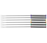 Fackelmann 48493-6 tenedores para fondue de acero inoxidable, 24 centímetros