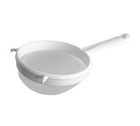 FACKELMANN Küchenutensilien Colador Arcadalina, 15 x 28 cm, de Polipropileno, Blanco, 28 x 15 x 7 cm