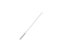 Fackelmann 54896 - Escobilla de Limpieza para Paja, Cepillo Fino y Largo de Limpieza, Cepillo de Paja, Limpieza de Paja, Acero Inoxidable, plástico, 24 cm