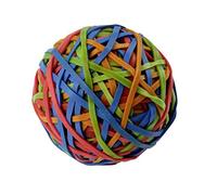 Fackelmann 59959 Bola de elásticas, pelota elástica, goma de 7 x 7 cm