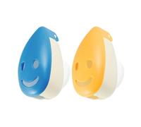 Fackelmann 61166 2 Soporte para Cepillo de Dientes, PVC, Multicolor, 10 x 55 x 7 cm