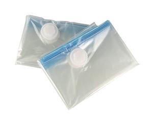 Fackelmann - 67990 Bolsa de vacío 70x100cm 2 Piezas de Pet, Transparente, 100 x 70 x 4,5 cm