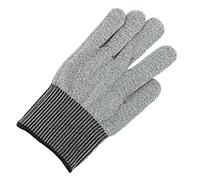 Fackelmann 685216-Guante Cocina, Guante anticortes para mandolina, Gris, 13,5 x 21,5 cm, HPPE, Gante Anti-Coupure