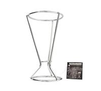 Fackelmann 687139 Soporte bocina Patatas Fritas, Acero Cromado, Gris, 15 x 8 x 8 cm