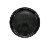 Fackelmann 687447 - Molde para pasteles, molde redondo, molde para hornear, acero, esmalte, negro, 26 cm x 4,5 cm