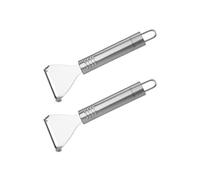 Fackelmann 9909850 - Pelador para verduras, pelador de patatas, pelador, utensilios de cocina, afeitadora de verduras, acero inoxidable, 18 x 5,7 cm