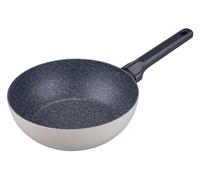 Fackelmann Balance Mini Wok de cerámica, diámetro de 20 cm, aluminio reciclado, mango ergonómico, revestimiento cerámico, resistente al calor hasta 150 °C, sin PFAS, apta para inducción