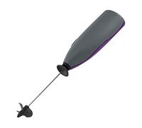 Fackelmann Batidor de Aspas Turbo Food&More en Polipropileno, Abs y Acero Inoxidable, Morado, Gris e Inox, 19.5x3.5x2.5 cm