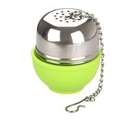 Fackelmann Bola de té con Soporte, Acero Inoxidable, Gris, 4x2,5cm. 1 ud.