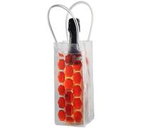 Fackelmann Bolsa enfriadora de botellas 9x9x37cm, refrigerador para vino o champán (color: blanco, rojo, azul - aleatorio, no se puede seleccionar), 1 ud.