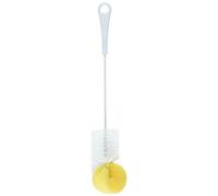 Fackelmann Botella Cepillo 37 cm en color blanco/amarillo