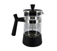 Fackelmann - Cafetera italiana con pistón, 600 ml, color negro