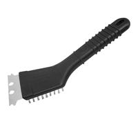 Fackelmann Cepillo C-Rasqueta 22Cm, plástico, acero inox, latón, color negro, 1 ud.