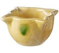 Fackelmann Cerámica, mortero para Hacer Salsas, Amarillo, 9x4,5cm (Food More)