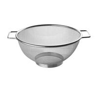 Fackelmann Colador y Escurridor de Cocina, Acero inoxidable, Tamizador con Borde Redondo para colar y escurrir líquidos, 20 centímetros, Color inox, 20x9 cm, 1 ud