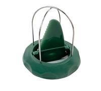 Fackelmann Cortador de Kiwis, Apto para Pelar y Cortar el Kiwi con Facilidad, Acero Inoxidable y Plástico Resistente, Apto para Lavavajillas, Color Verde, 1 ud.