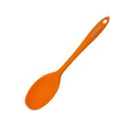 Fackelmann Cuchara de Cocina, Óptima para Freír, Silicona de Tacto Suave, Apta para Sartenes y Ollas con Revestimiento, Resistente hasta 230ºC, Apta para Lavavajillas, Color Naranja, 29x7 cm, 1 ud.