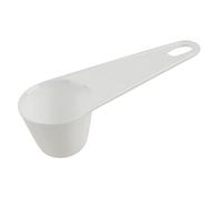 FACKELMANN Cuchara dosificadora, Cuchara dosificadora de café de plástico, Cuchara medidora para café o Matcha (Color Blanco), cantidad: 1 Unidad