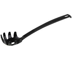 Fackelmann Cuchara para Espaguetis Nero 30 cm hängbar, plástico, Negro