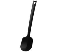 FACKELMANN Cuchara (Wok Cuchara Asia Line, Utensilios de Cocina de plástico, recubierta de Cuchara para ollas y sartenes (Color: Negro), cantidad: 1 Pieza, Aprox. 35 cm