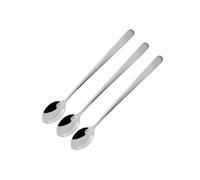 E3/78342 SET 3 CUCHARAS LARGAS BEBIDA ACERO INOX. 19CM FM
