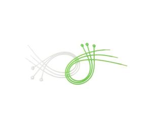 Fackelmann Cuerda Alimentaria Ajustable 37Cm, silicona, color verde y blanco. 6 ud-s