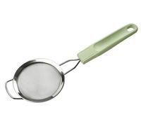 Fackelmann Ecolution Colador de Acero Inoxidable, Mango Ergonómico fabricado con Materiales Sostenibles, utensilios de cocina, Verde Menta, 9x27 cm, 1 ud.