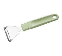 Fackelmann Ecolution Cucharón para Servir, Cuchara de Cocina de Fibras de Madera y Plástico Orgánico, 33x6 cm, Color Verde Menta y Gris Piedra, 1 ud.