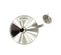 Fackelmann Embudo Con Filtro 14Cm, acero inoxidable, color inox, 1 ud.