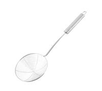 Fackelmann Espumadera de alambre de acero inoxidable, adecuada para escurrir frituras de sartenes y ollas, Color inox, apta para lavavajillas, 36x11,8 cm, 1 ud