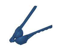 FACKELMANN Exprimidor Manual Cítricos, sacar Zumo, Sacar Jugo Lima, Estrujar limón ELEMENTAL, en polipropileno azul, 19,5x5,7x4 cm, 1ud