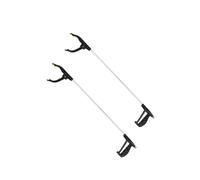 Fackelmann FCK9923750 9923750-Juego de 2 Pinzas de sujeción, De Aluminio, Negro