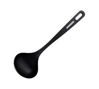 Fackelmann Fenix Cazo de Cocina, Material RPET 100% Reciclado, Plástico Reciclable con Alta Resistencia al Calor hasta 230ºC, Alta Durabilidad, Anti Rayaduras, Color Negro, 30 cm, 1 ud.