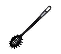 Fackelmann Fenix Cuchara de Espagueti, Material RPET 100% Reciclado, Plástico Reciclable con Alta Resistencia al Calor hasta 230ºC, Alta Durabilidad, Anti Rayaduras, Color Negro, 30 cm, 1 ud.