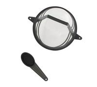 Fackelmann - Filtro de café permanente, reutilizable, talla 4, nailon, plástico, gris, 11,5 x 4,5 cm